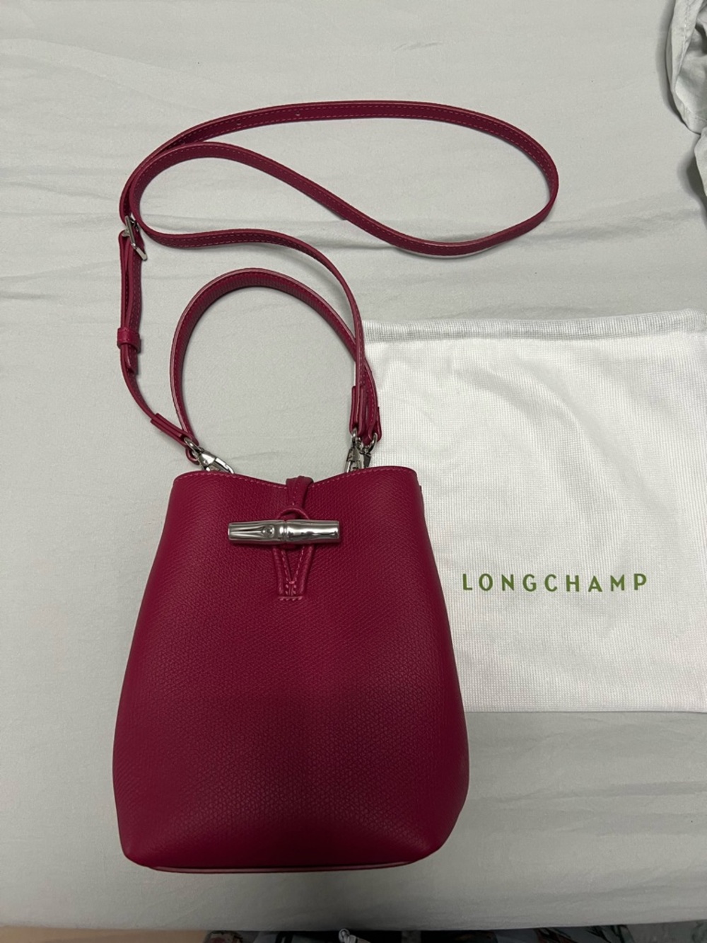 Longchamp Extra Small Le Roseau Bucket Bag